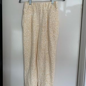 Leopard Fabletics joggers